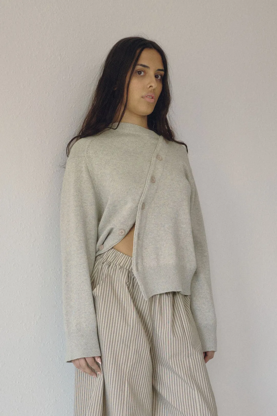 The Asymmetric Knit, Mist sold by Boheme product image thumbnail 3
