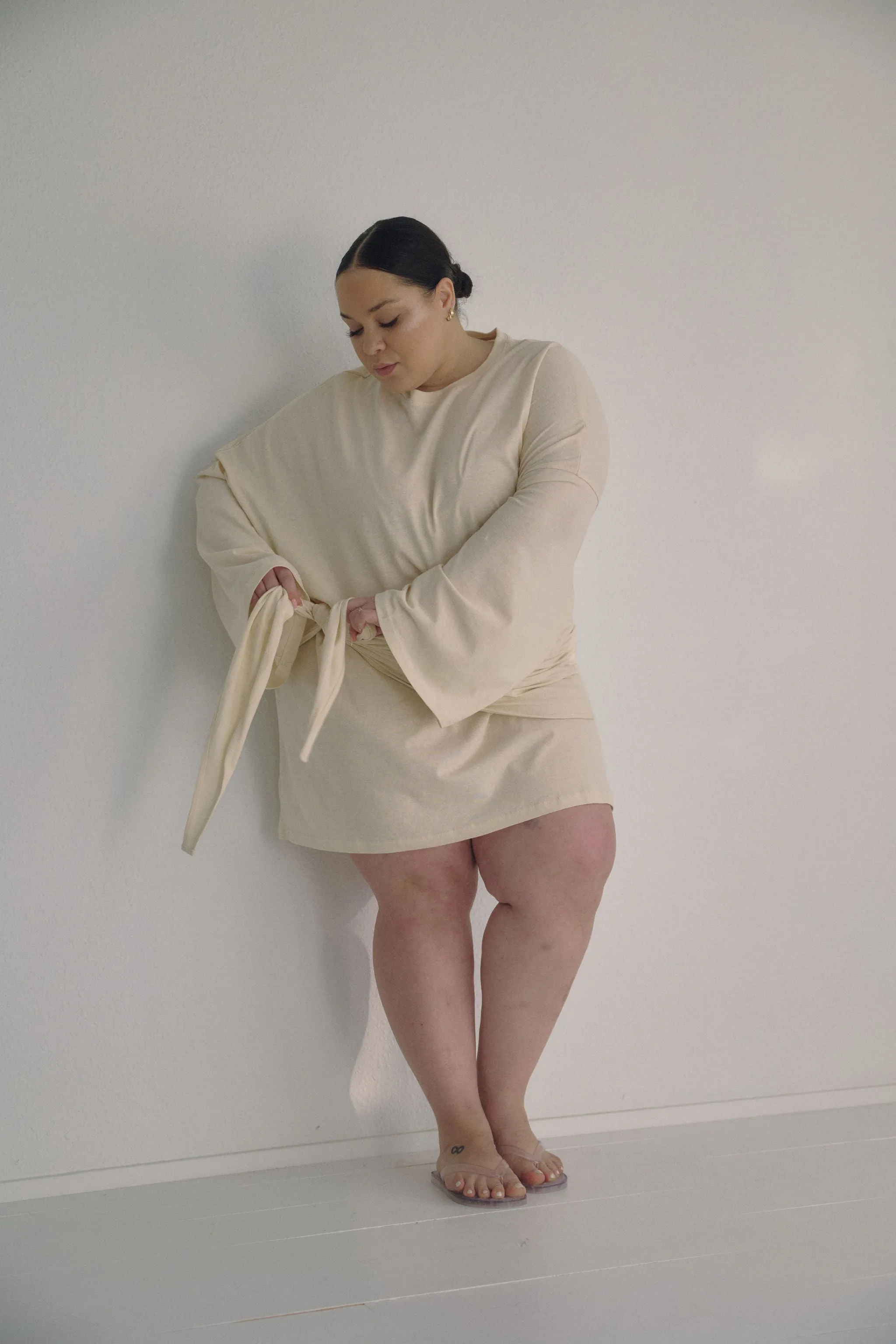 The Wrap Dress - Milk sold by Boheme product image thumbnail 5