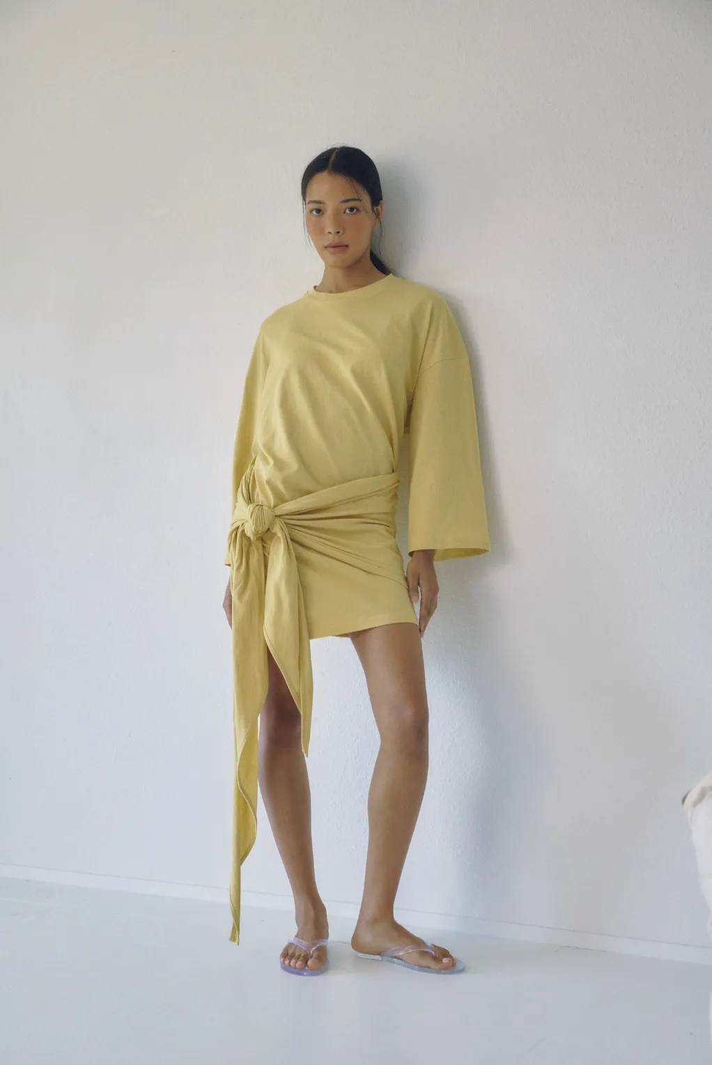 The Wrap Dress - Wheat sold by Boheme