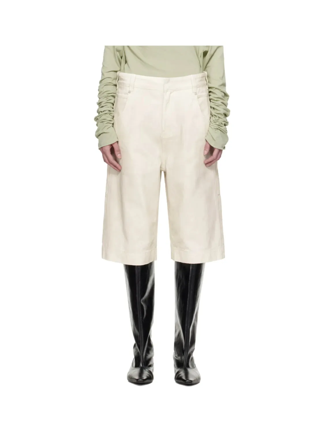 Entire Studios Denim Short sold by Boheme