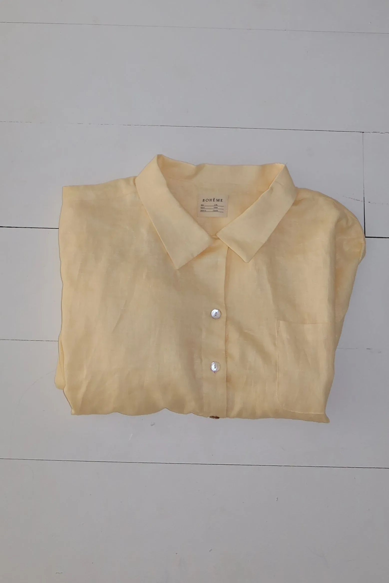 The Oxford Shirt - Butter sold by Boheme product image thumbnail 2