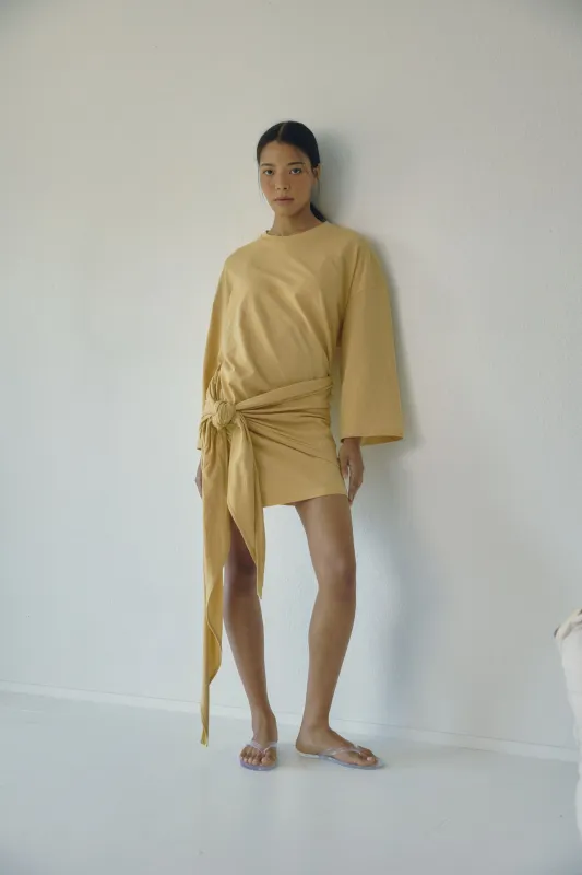 The Wrap Dress , Wheat (flaw) made by Boheme