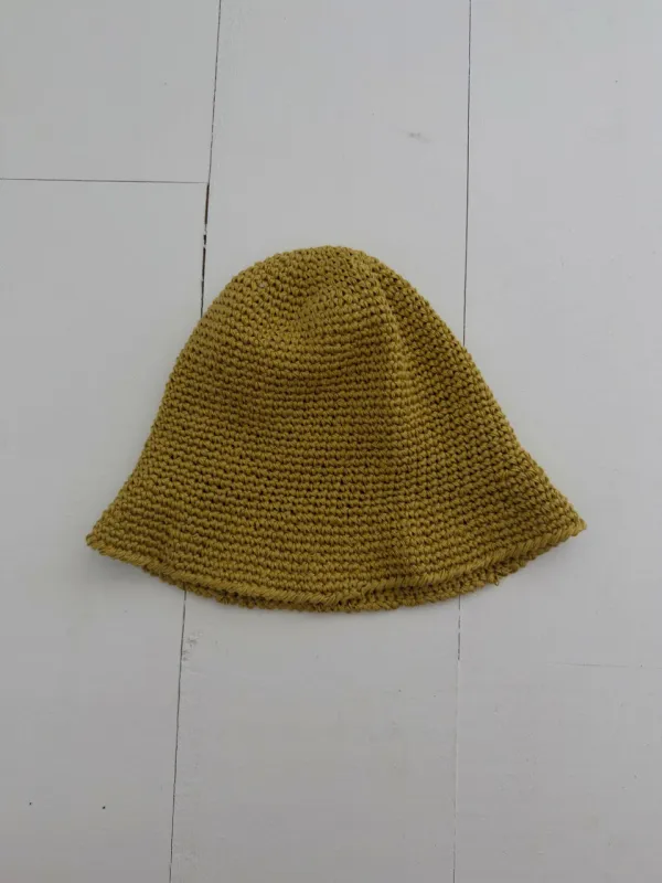 Linen Crochet hat Sample made by Boheme