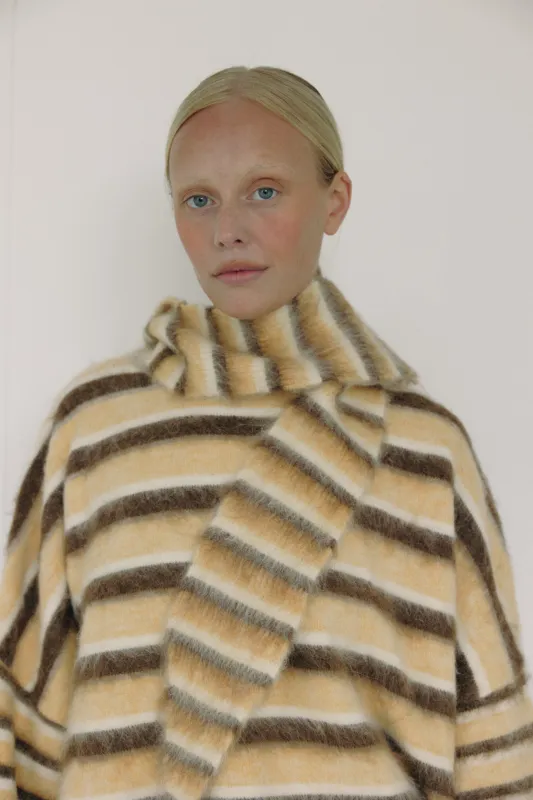 The Hooded Scarf, Stripe made by Boheme