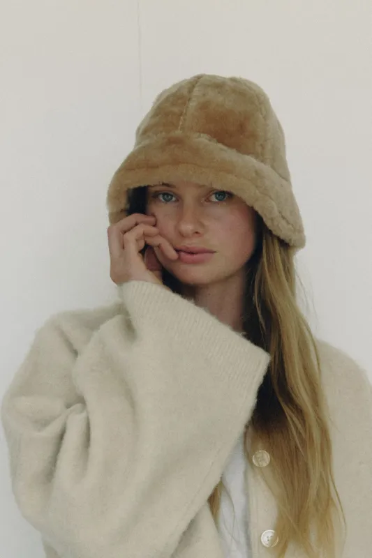 The Shearling Hat made by Boheme