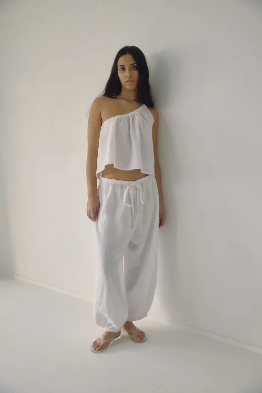 White Harem Pant - Size 3 made by Boheme