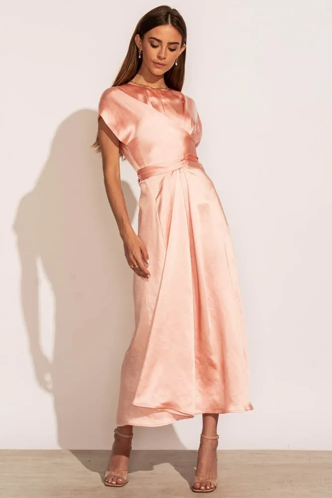 Rosalind Midi Dress in Pink - FINAL SALE sold by bohme product image thumbnail 5