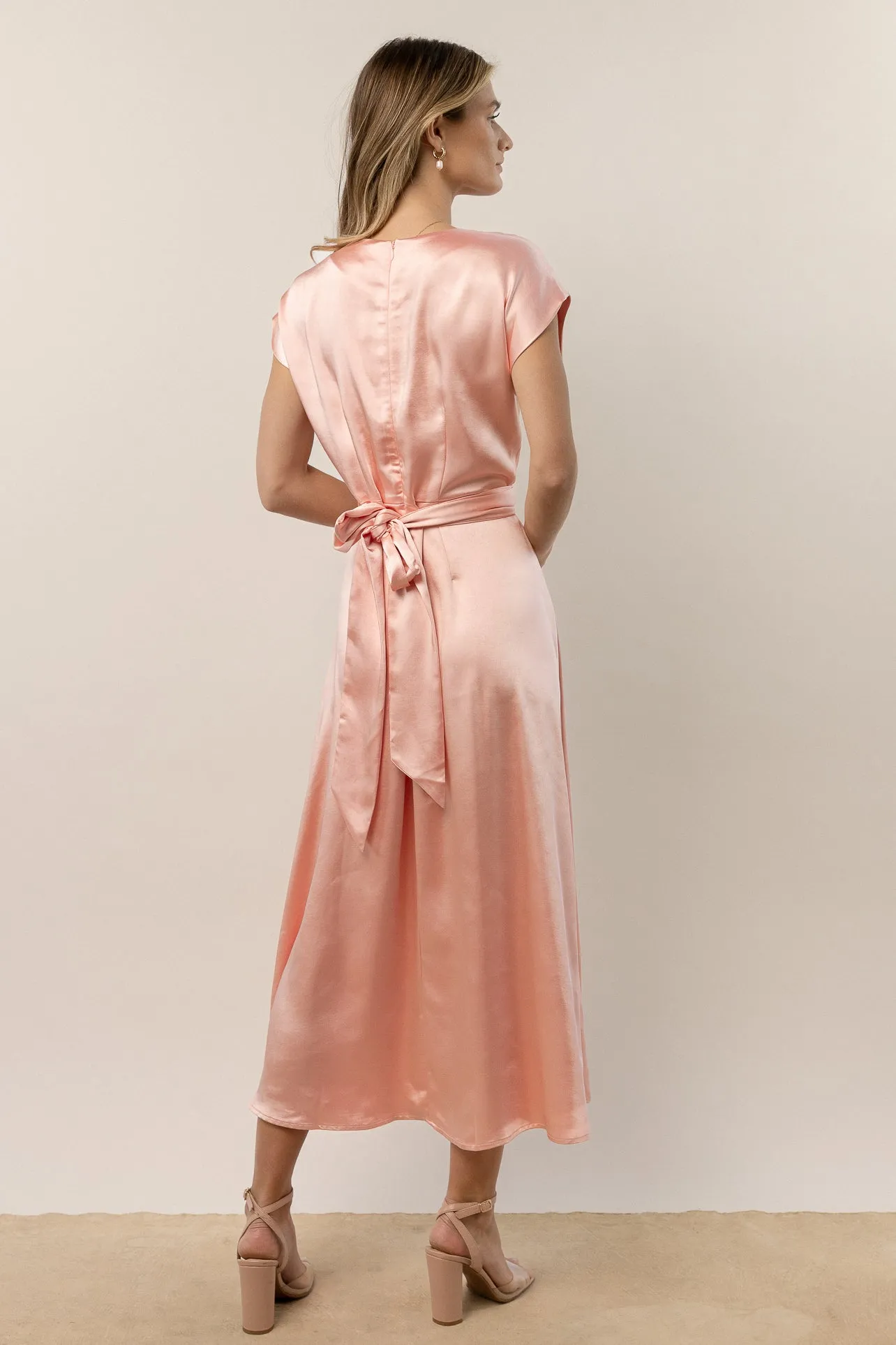 Rosalind Midi Dress in Pink - FINAL SALE sold by bohme product image thumbnail 4