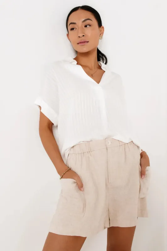 Luella Top in White - FINAL SALE sold by bohme