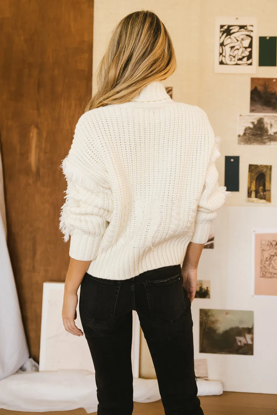 Mira Turtleneck Sweater - FINAL SALE sold by bohme product image thumbnail 2