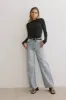 Bianca Ruched Top in Navy sold by bohme