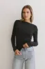 Bianca Ruched Top in Navy sold by bohme