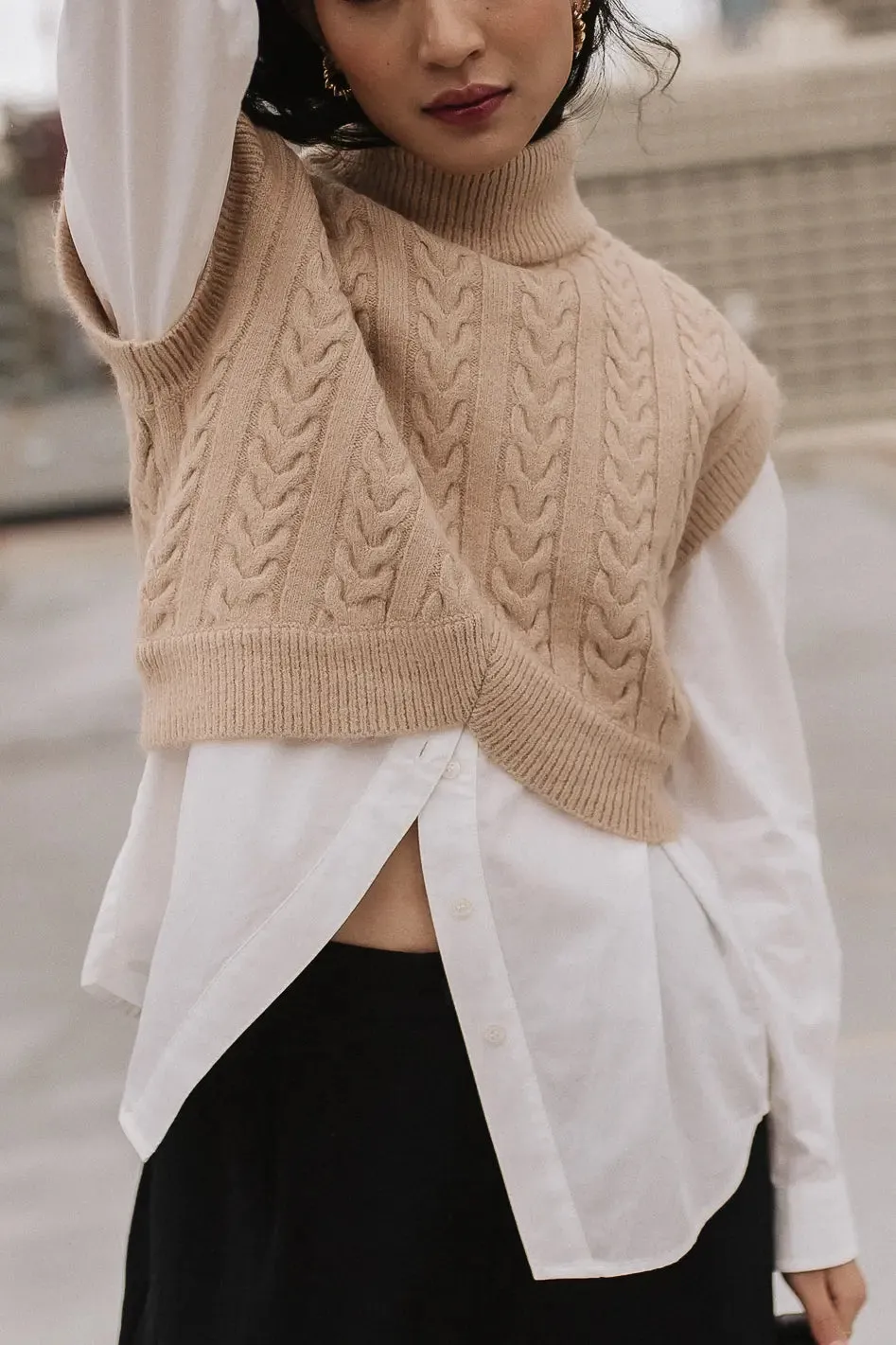 Trixie Mock Neck Sweater - FINAL SALE sold by bohme