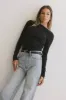 Bianca Ruched Top in Navy sold by bohme