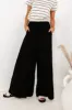 Brandi Wide Leg Pants in Black sold by bohme