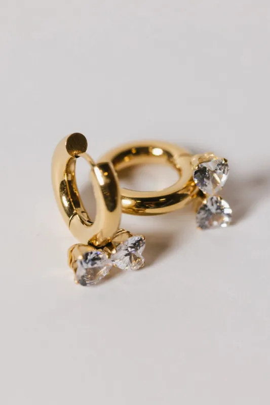 Twin Flame Earrings in White - FINAL SALE sold by bohme