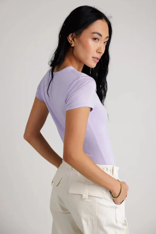 Winslow Bodysuit in Lavender - FINAL SALE sold by bohme