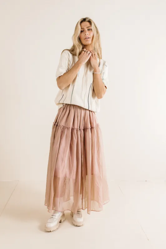 Terrin Tulle Skirt in Mauve - FINAL SALE sold by bohme
