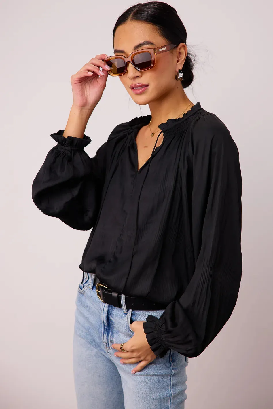 Eva Pleated Blouse - FINAL SALE sold by bohme product image thumbnail 4
