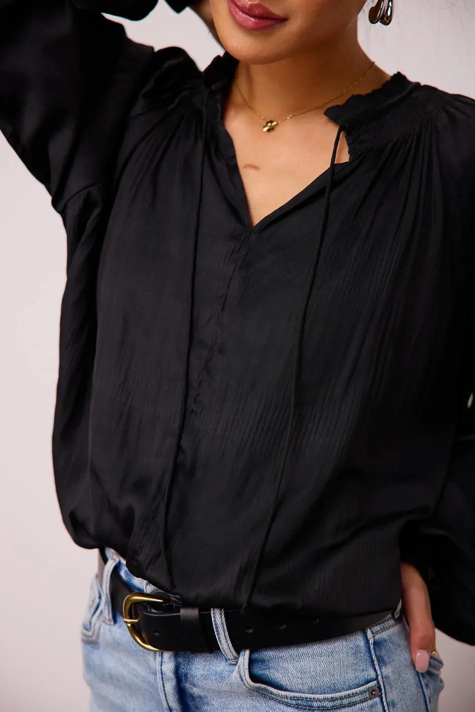 Eva Pleated Blouse - FINAL SALE sold by bohme product image thumbnail 2