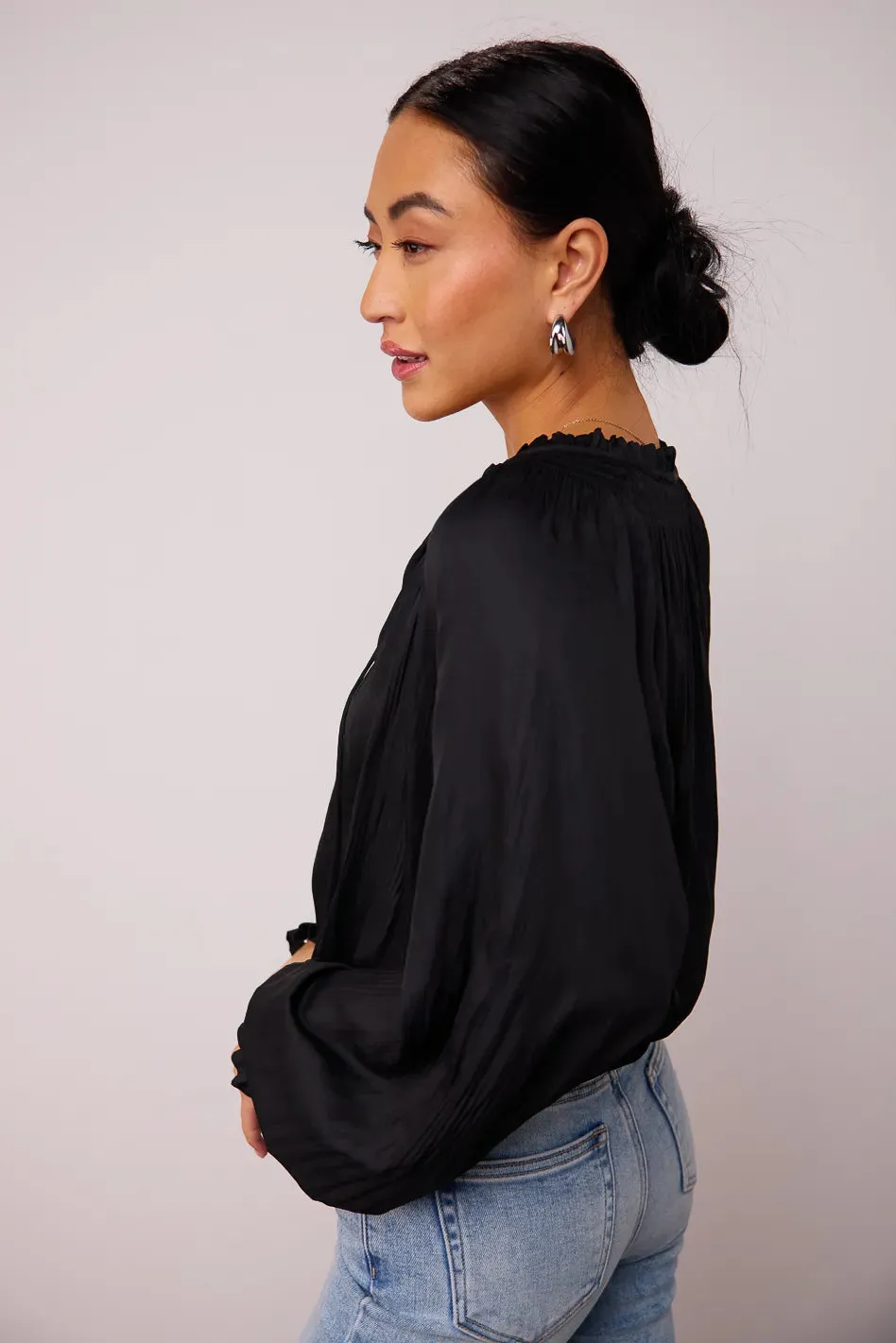 Eva Pleated Blouse - FINAL SALE sold by bohme product image thumbnail 3