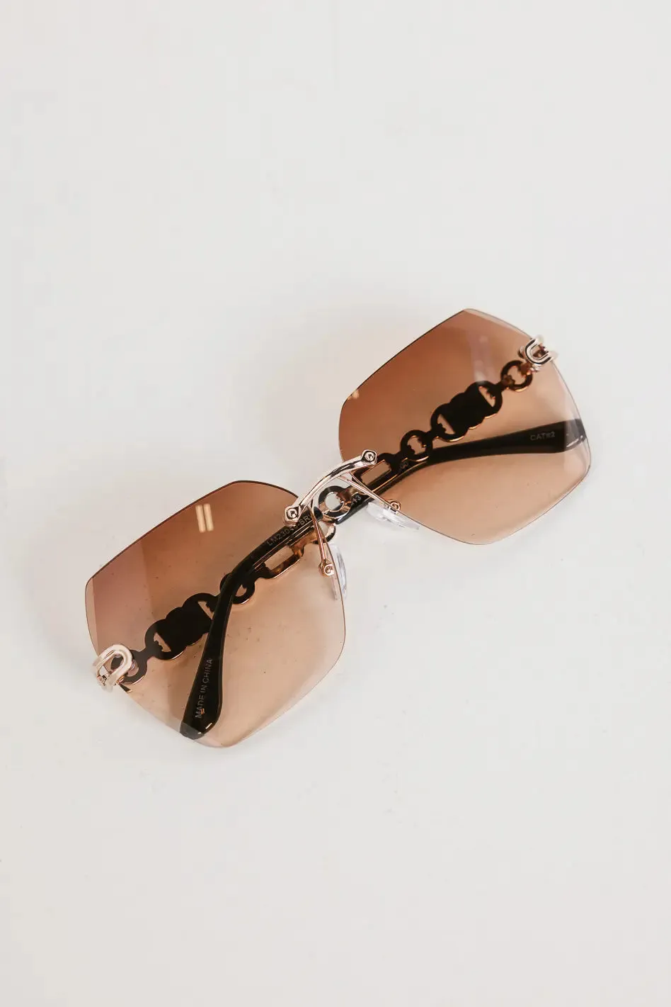 Selene Chain Link Sunglasses sold by bohme product image thumbnail 2