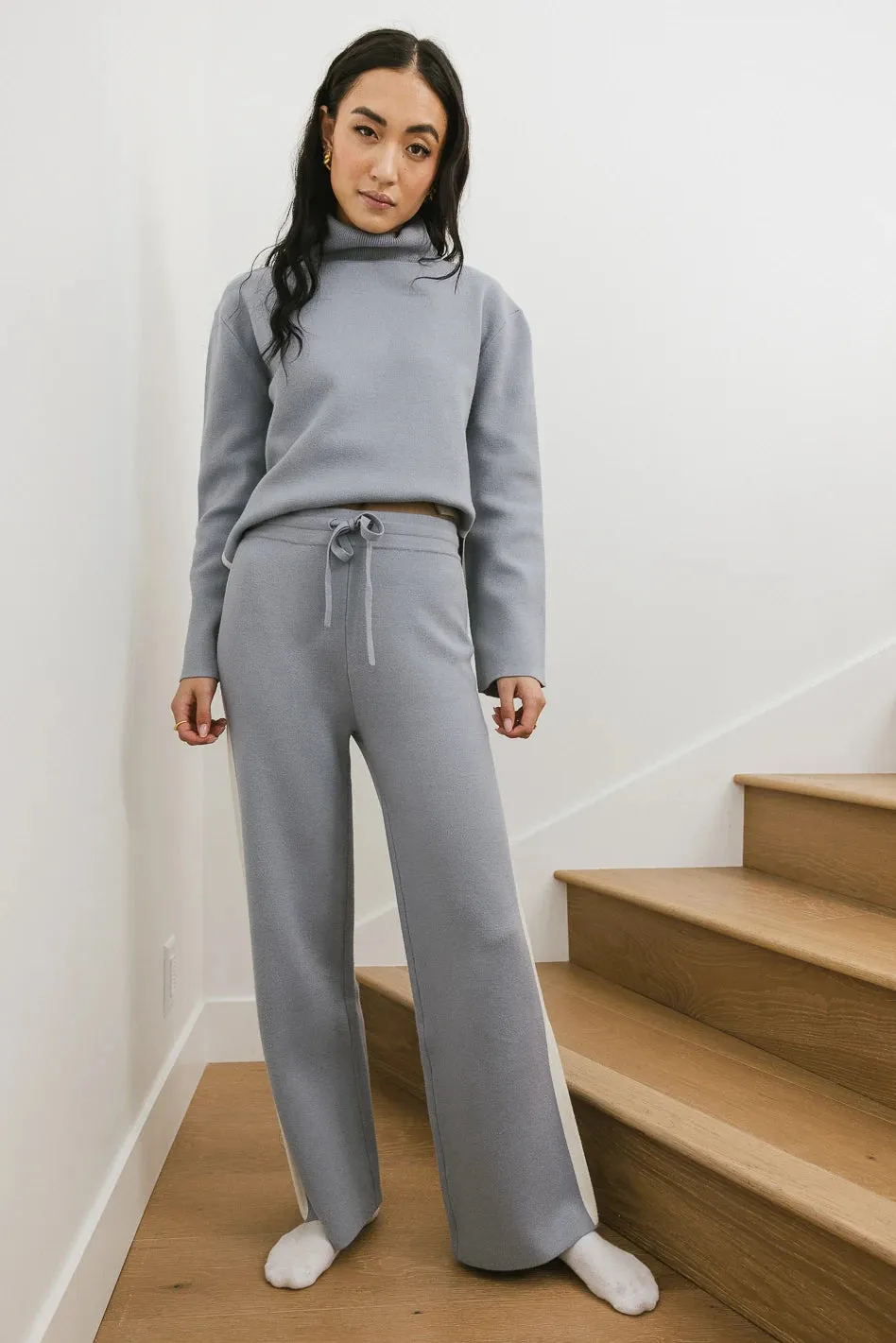 Kiara Knit Pants in Blue - FINAL SALE sold by bohme product image thumbnail 5