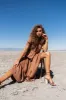 Amanda Tiered Dress in Camel - FINAL SALE sold by bohme