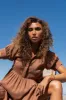 Amanda Tiered Dress in Camel - FINAL SALE sold by bohme