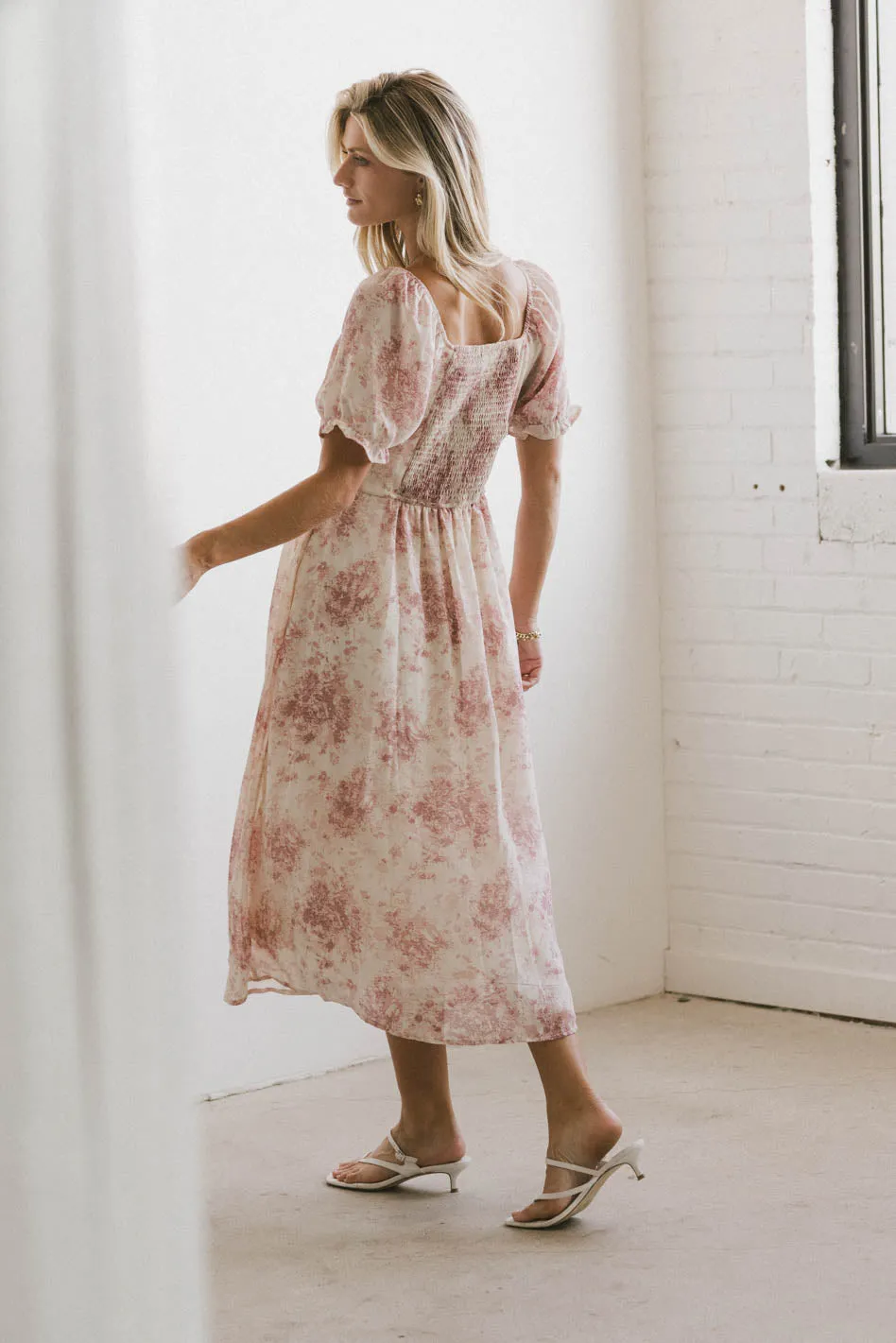 Janie Waist Tie Midi Dress - FINAL SALE sold by bohme product image thumbnail 4