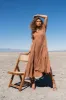Amanda Tiered Dress in Camel - FINAL SALE sold by bohme