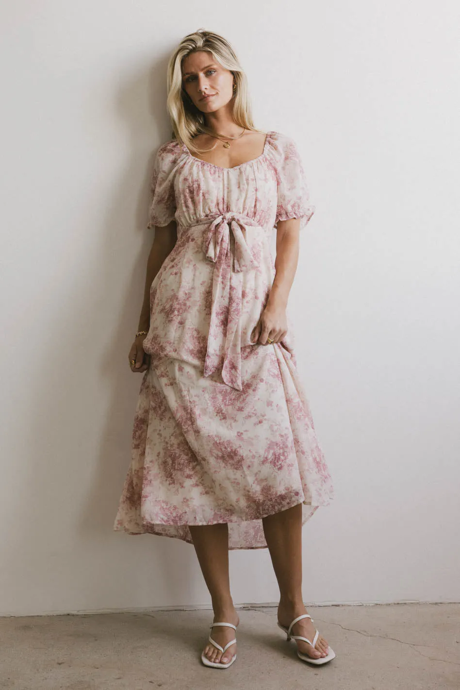 Janie Waist Tie Midi Dress - FINAL SALE sold by bohme