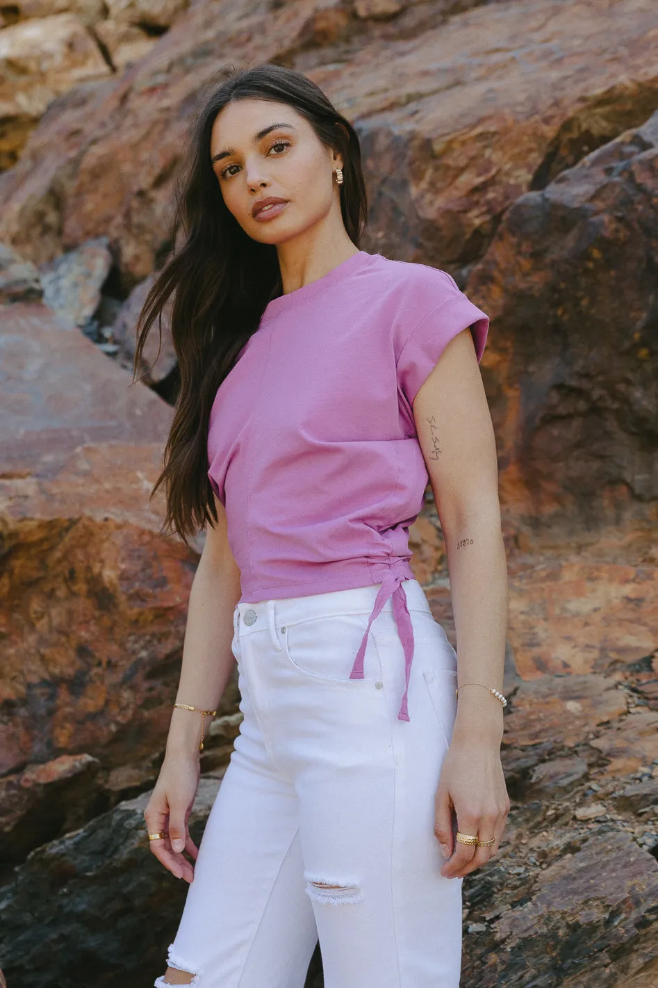 Rowen Top in Purple - FINAL SALE sold by bohme product image thumbnail 5