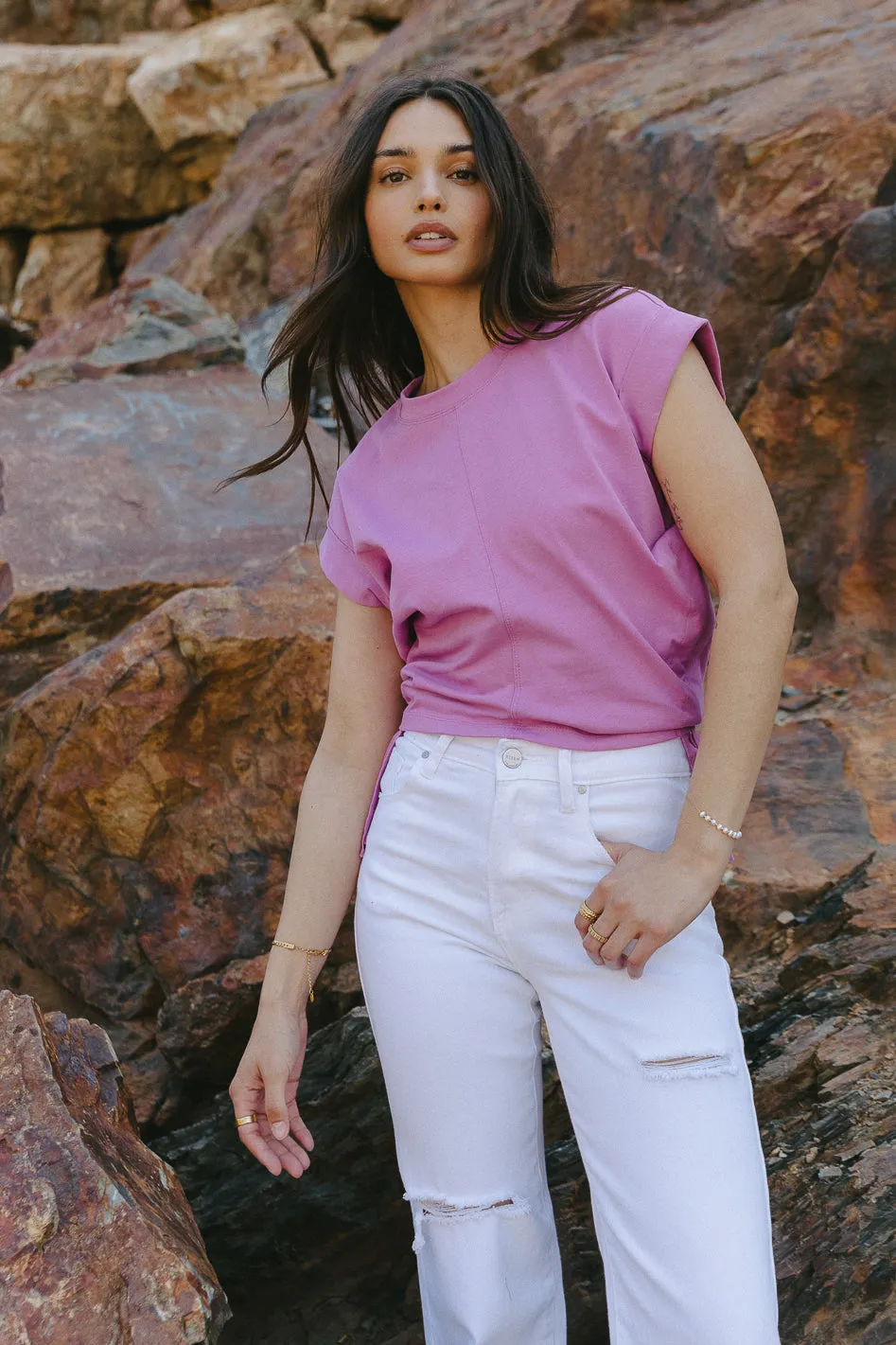 Rowen Top in Purple - FINAL SALE sold by bohme product image thumbnail 2