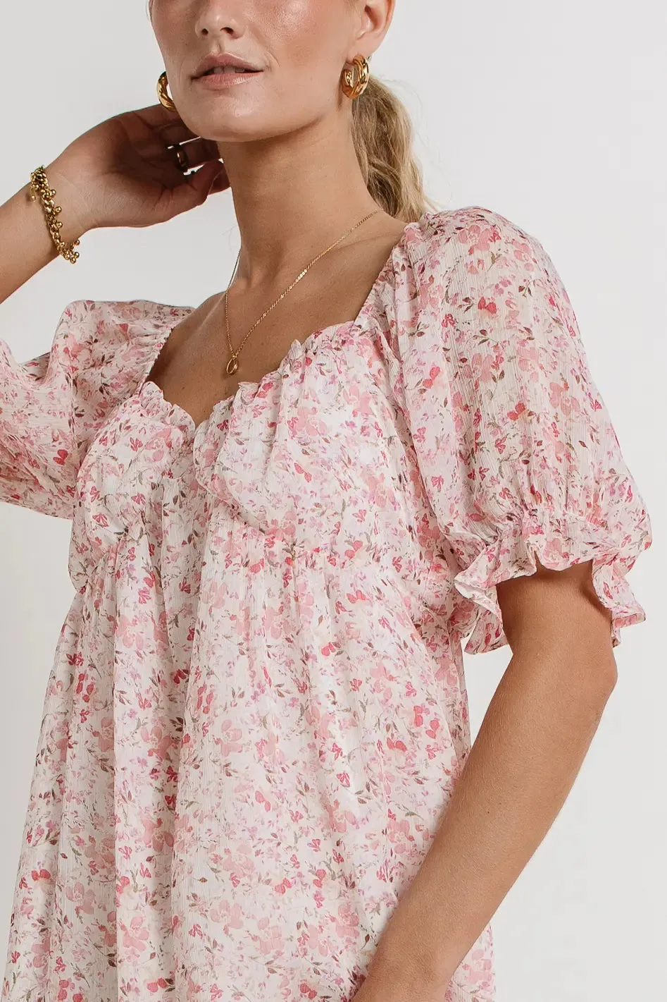 Rehema Floral Mini Dress - FINAL SALE sold by bohme product image thumbnail 4