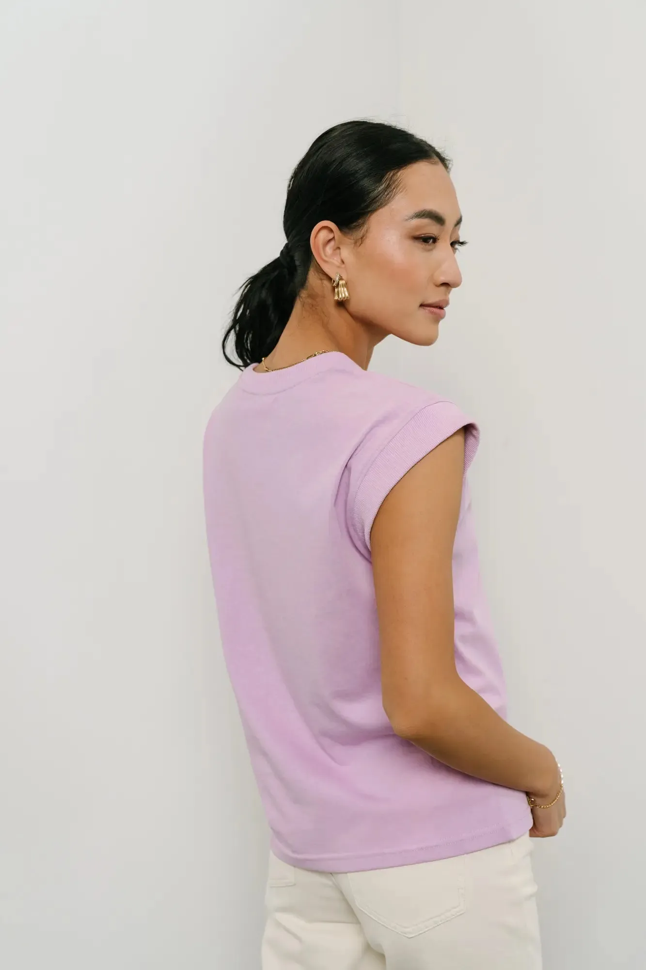 Arlo Top in Lavender - FINAL SALE sold by bohme product image thumbnail 3