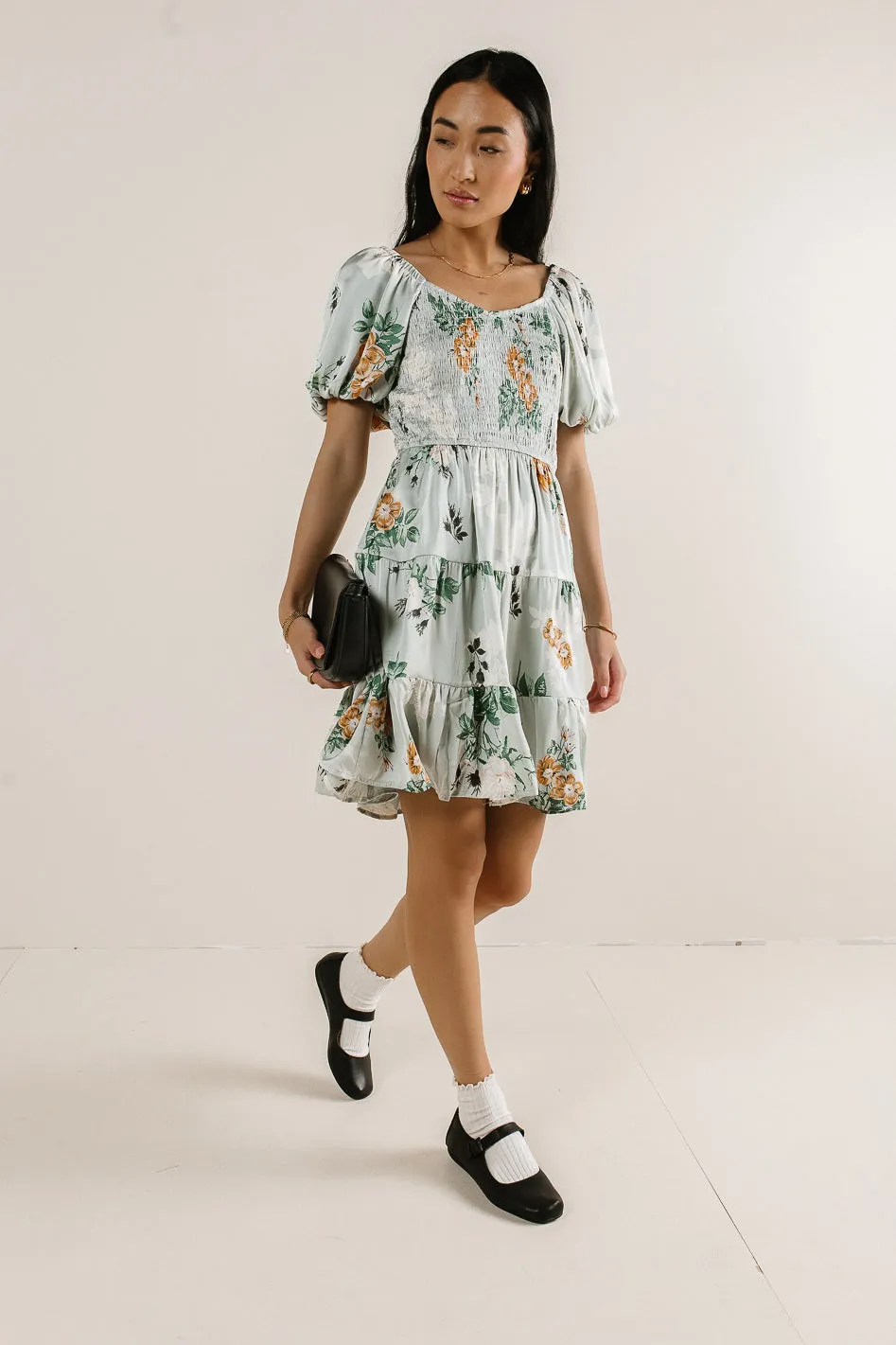 Mariko Smocked Floral Dress - FINAL SALE sold by bohme product image thumbnail 5