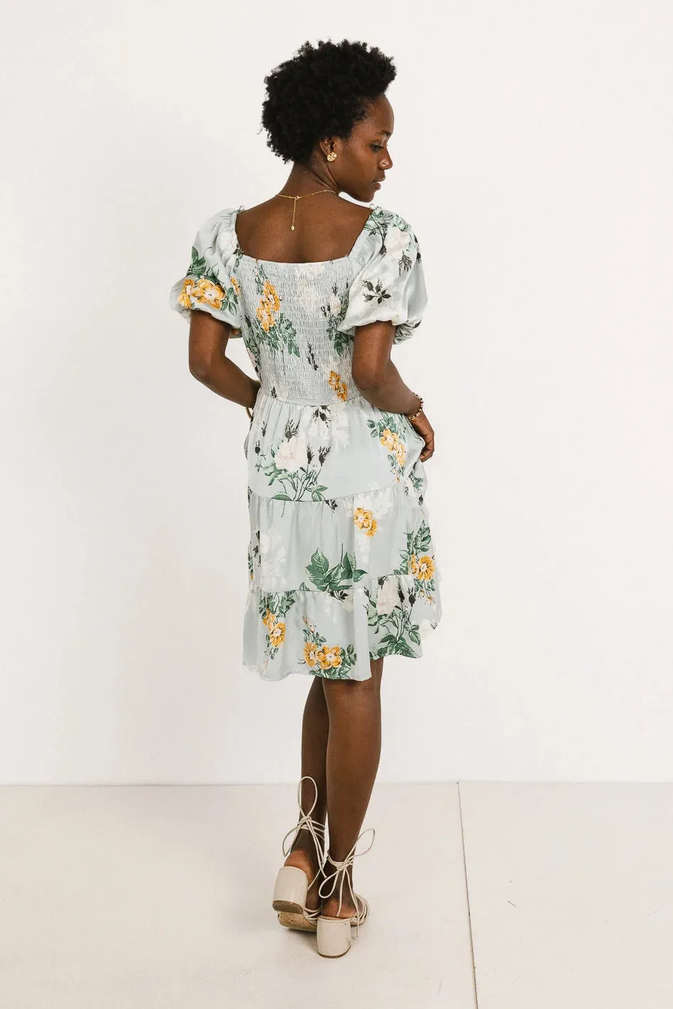 Mariko Smocked Floral Dress - FINAL SALE sold by bohme product image thumbnail 3