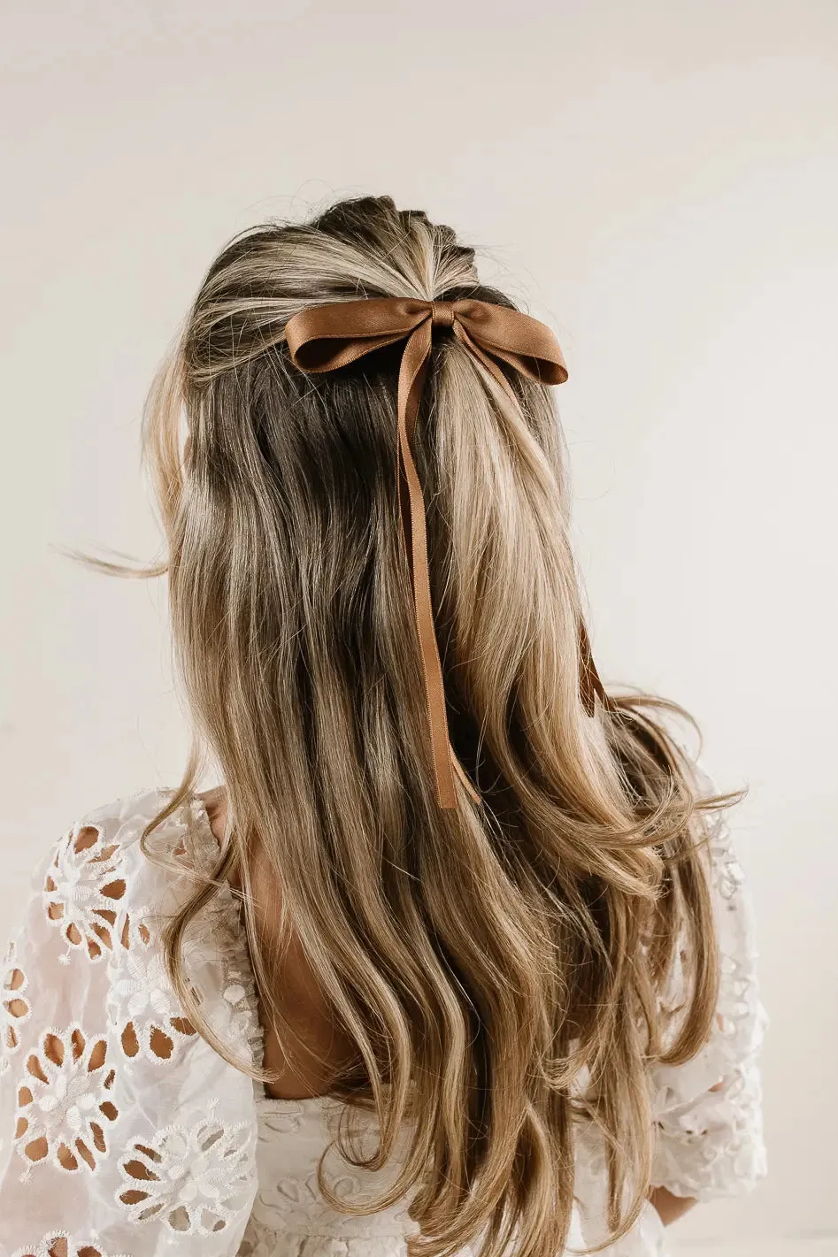 Bow Hair Clip in Brown sold by bohme product image thumbnail 2
