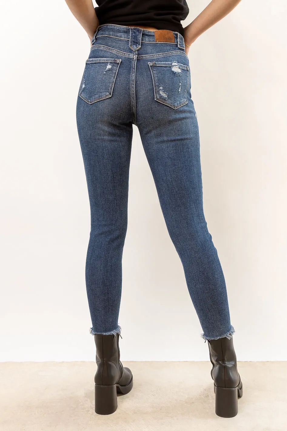 Bohme High Rise Skinny Jeans - FINAL SALE sold by bohme product image thumbnail 4