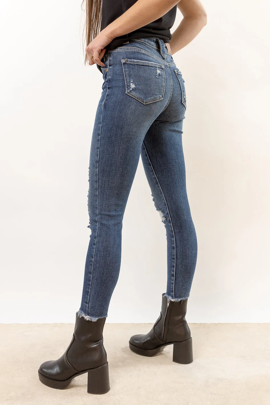 Bohme High Rise Skinny Jeans - FINAL SALE sold by bohme product image thumbnail 2