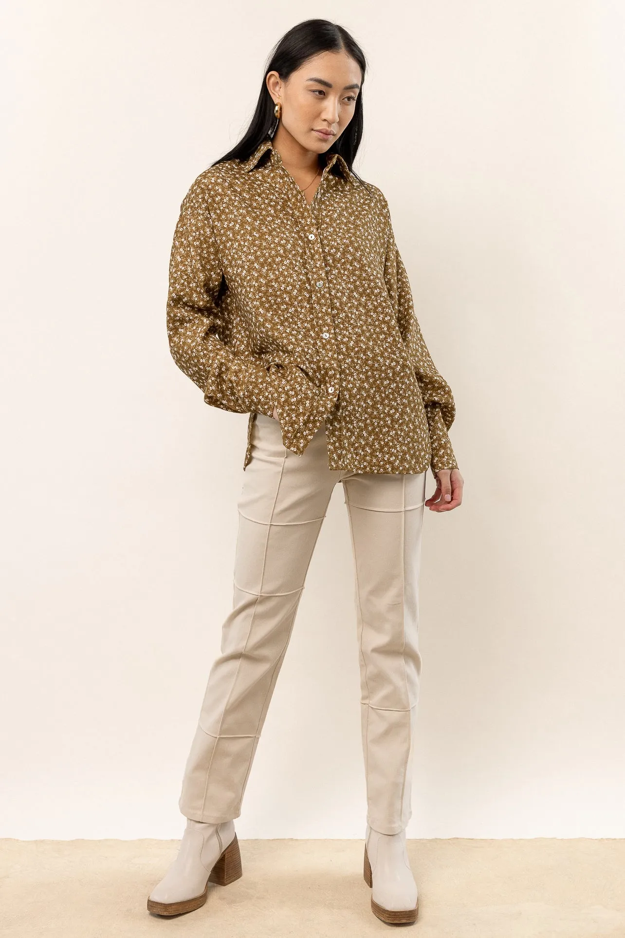 Karina Floral Button Up - FINAL SALE sold by bohme product image thumbnail 4