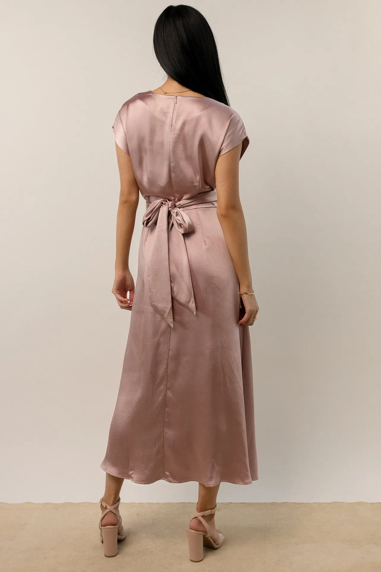 Rosalind Midi Dress in Mauve - FINAL SALE sold by bohme product image thumbnail 5