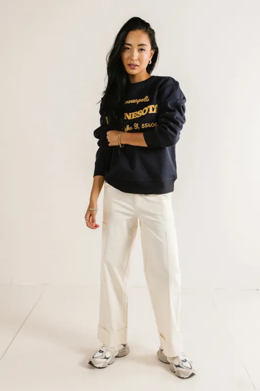 Kienna Cargo Pants in Cream - FINAL SALE sold by bohme