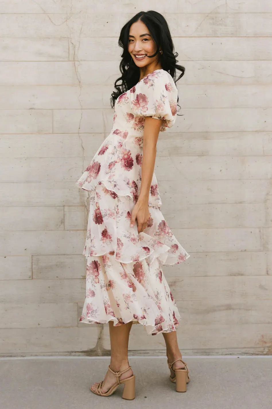 Xara Floral Midi Dress - FINAL SALE sold by bohme product image thumbnail 4