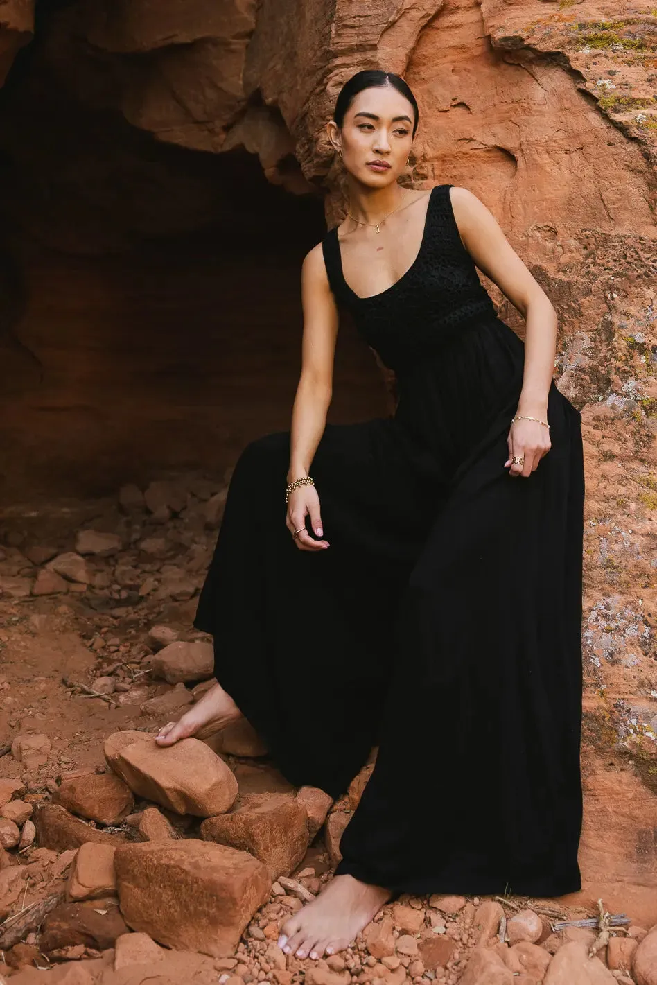 Hallie Jumpsuit in Black - FINAL SALE sold by bohme product image thumbnail 3