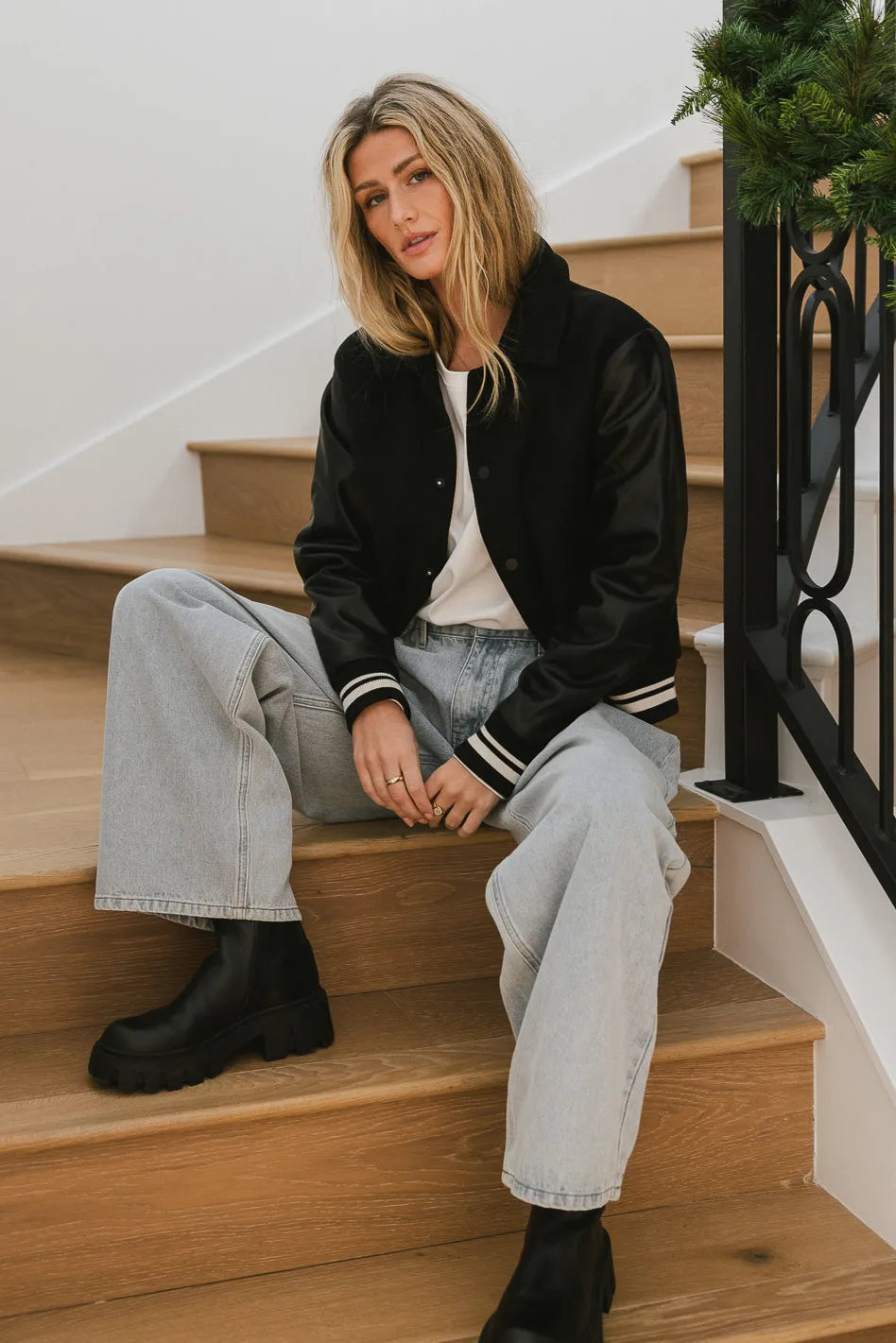 Starting Line Up Varsity Jacket - FINAL SALE sold by bohme product image thumbnail 5