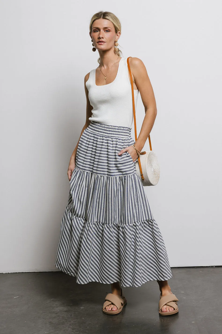Ivy Striped Skirt sold by bohme product image thumbnail 3