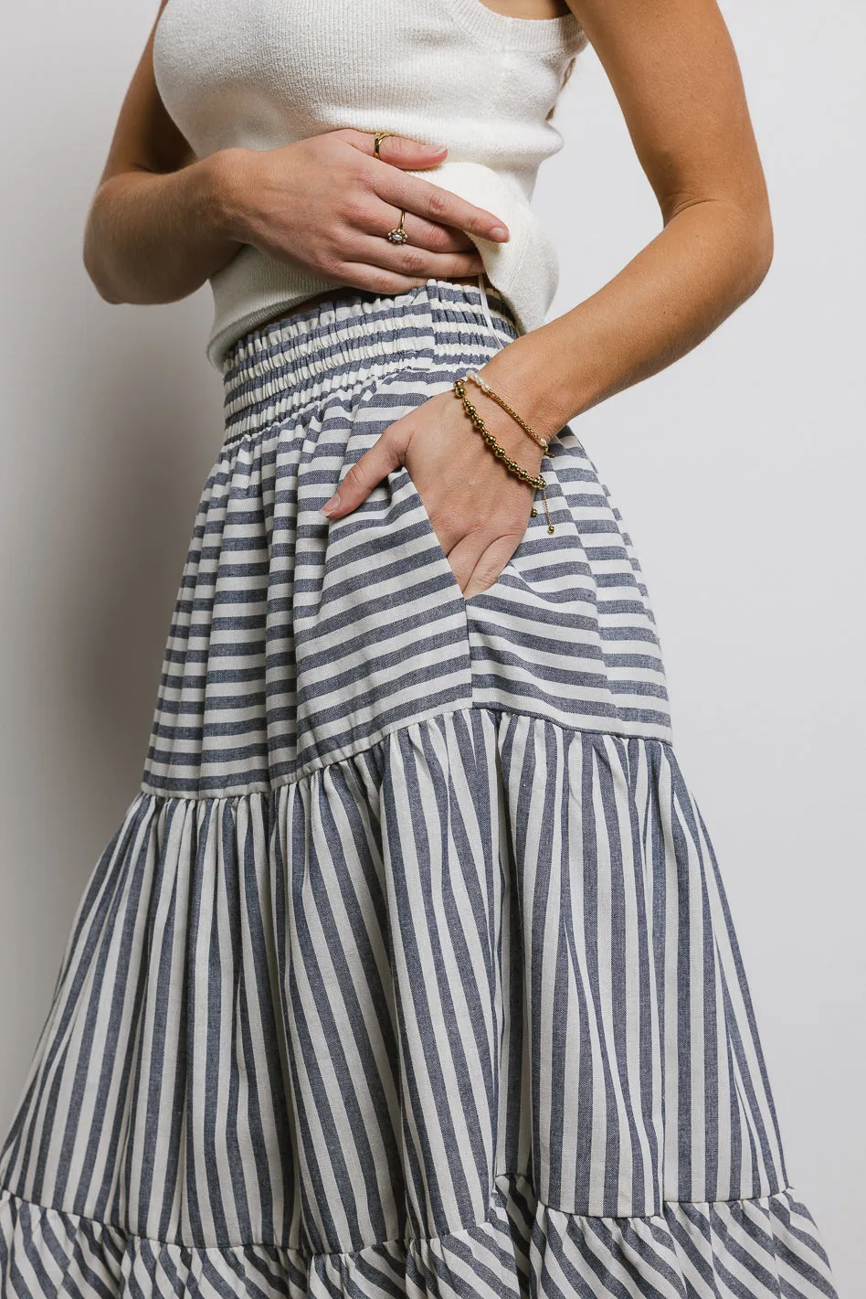 Ivy Striped Skirt sold by bohme product image thumbnail 5