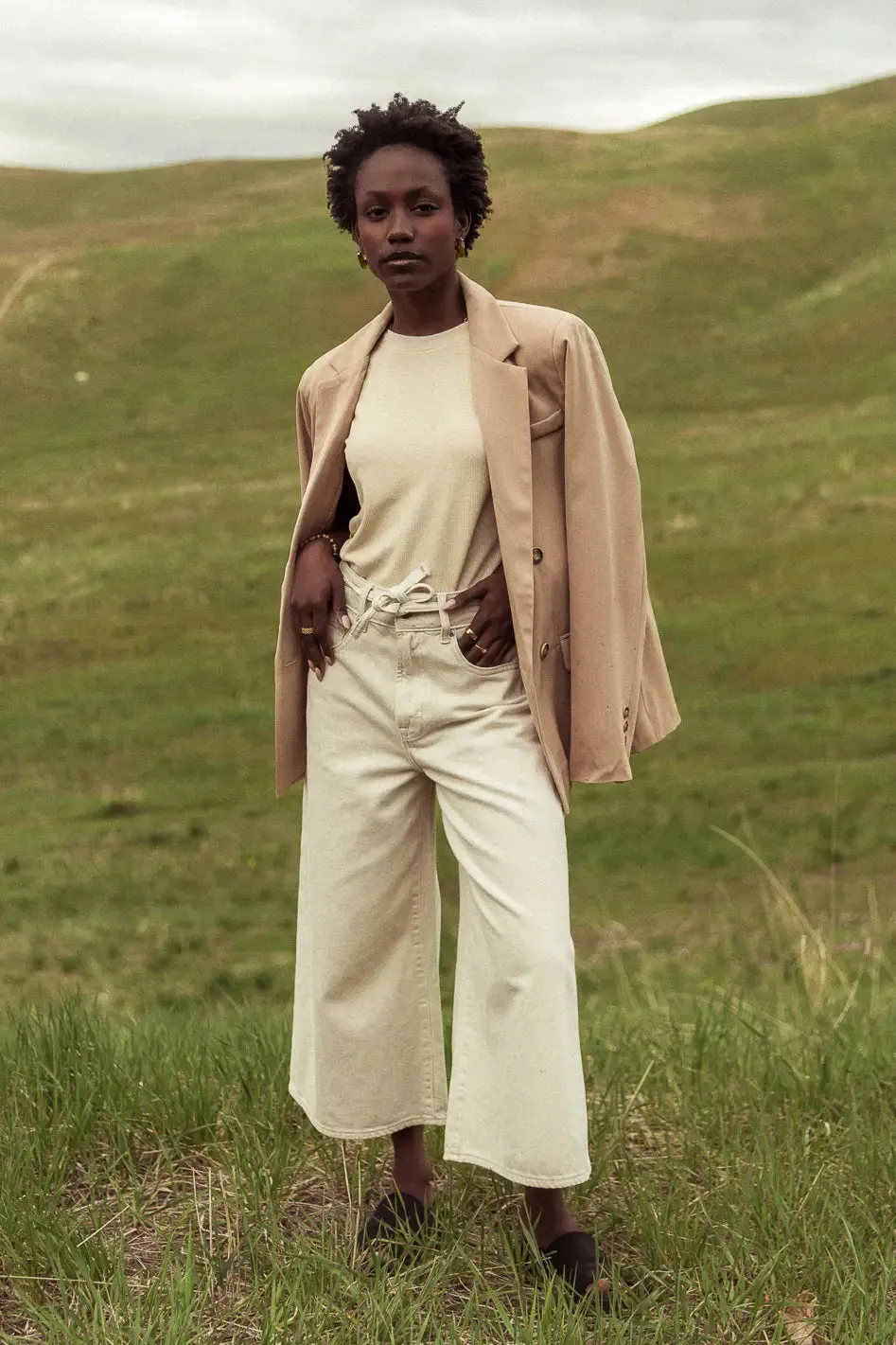 Bruce Culottes in Cream - FINAL SALE sold by bohme product image thumbnail 2